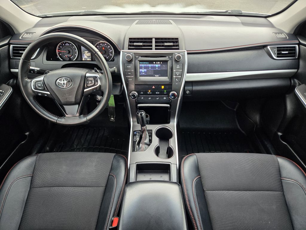 2017 Toyota Camry SE White at Gullo Toyota