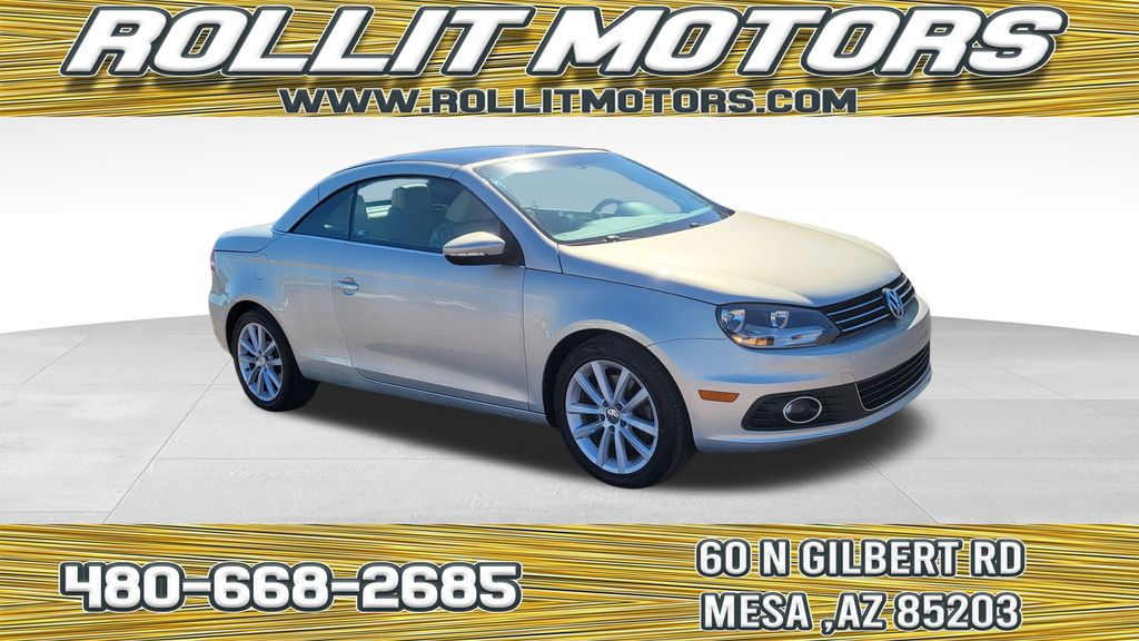 Reflex Silver Metallic 2012 Volkswagen Eos Convertible Front-Wheel Drive 6-Speed Dual Clutch
