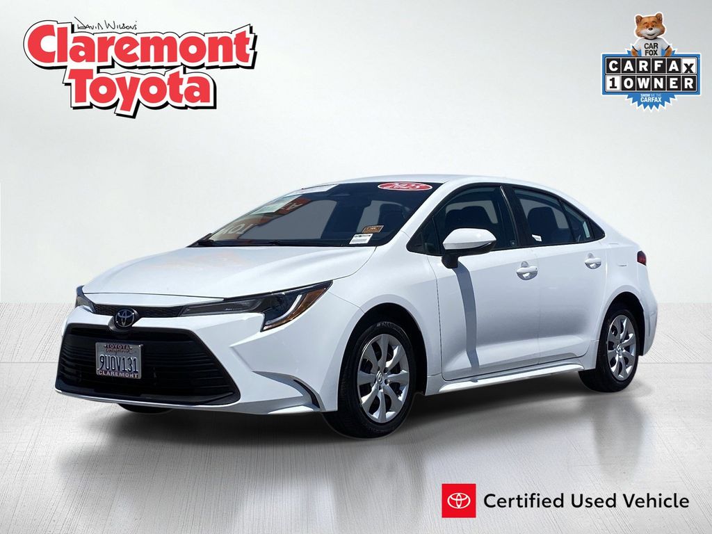Ice 2025 Toyota Corolla LE FWD Sedan Front-Wheel Drive Continuously Variable Transmission