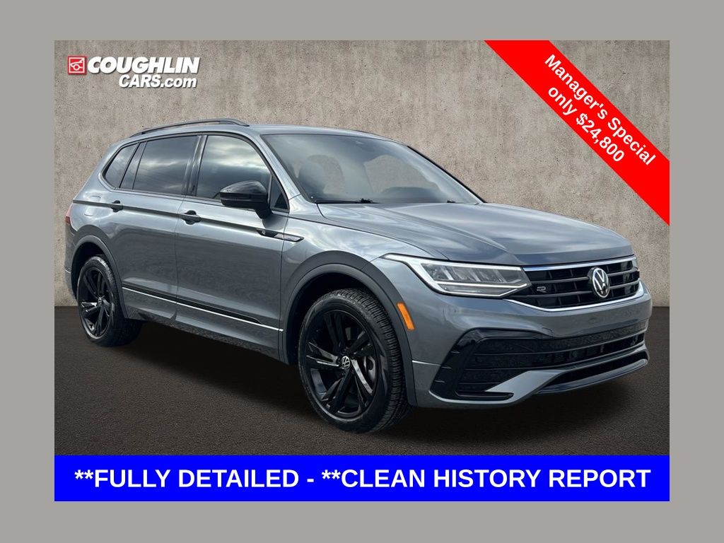 Platinum Gray Metallic 2023 Volkswagen Tiguan SE R-Line Black 4Motion SUV / Crossover All-Wheel Drive 8-Speed Automatic