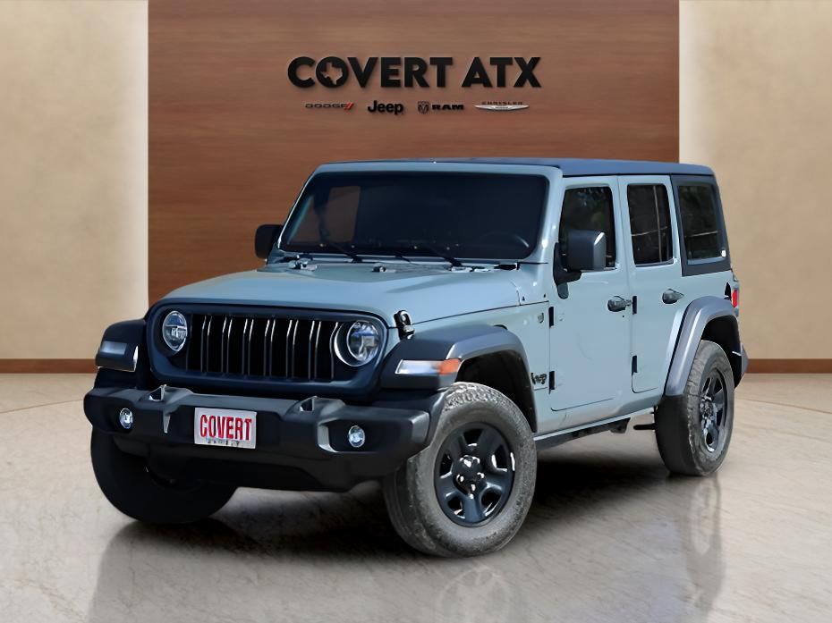 Anvil Clear Coat 2024 Jeep Wrangler Sport 4-Door 4WD SUV / Crossover Four-Wheel Drive 8-Speed Automatic
