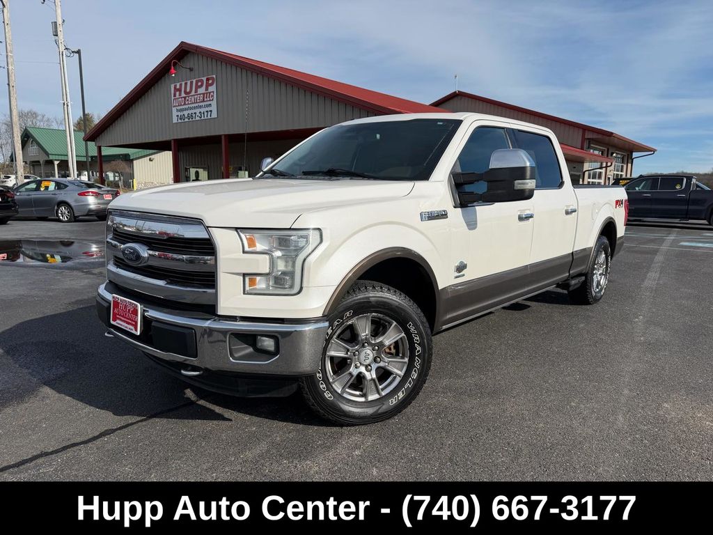 White 2015 Ford F-150 Pickup Truck Four-Wheel Drive 6-Speed Automatic