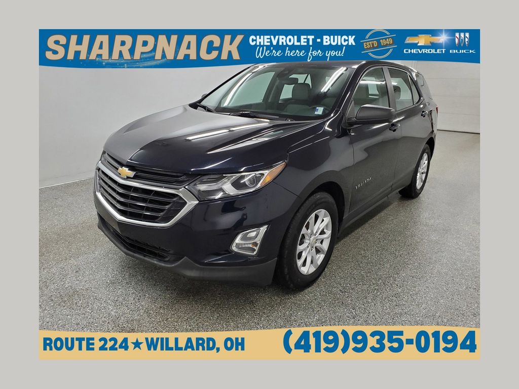 Midnight Blue Metallic 2021 Chevrolet Equinox LS FWD with 1LS SUV / Crossover Front-Wheel Drive 6-Speed Automatic Overdrive