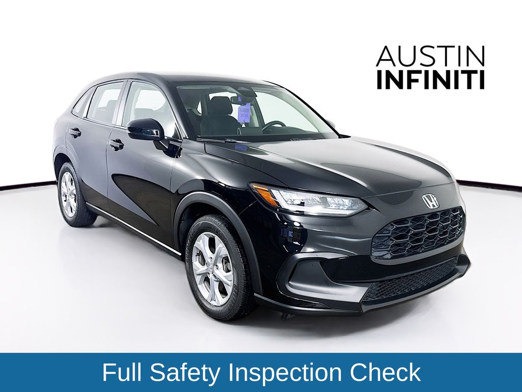 Black 2023 Honda HR-V LX FWD SUV / Crossover Front-Wheel Drive Continuously Variable Transmission