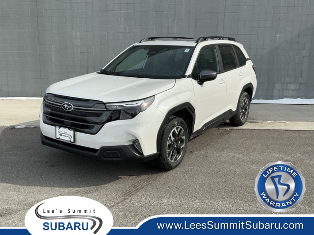 Crystal White Pearl 2026 Subaru Forester Crossover AWD SUV / Crossover All-Wheel Drive Continuously Variable Transmission