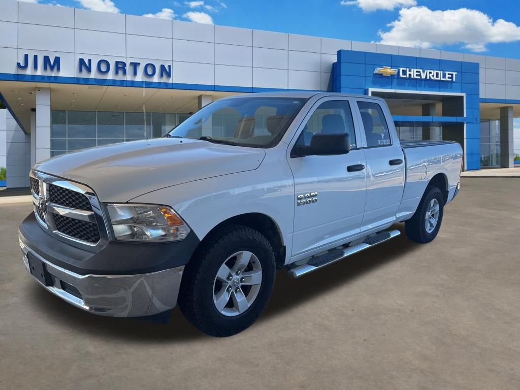 Bright White Clearcoat 2018 RAM 1500 Tradesman Quad Cab RWD Pickup Truck 4X2 8-Speed Automatic