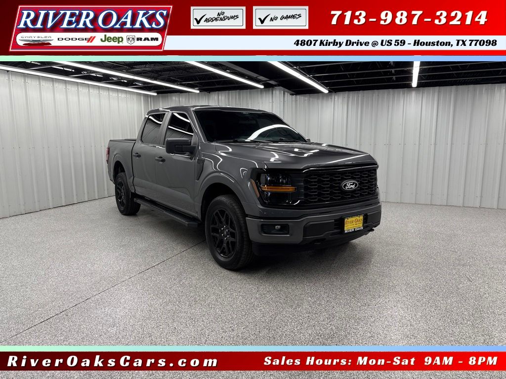 Gray Metallic 2025 Ford F-150 Pickup Truck Four-Wheel Drive Automatic