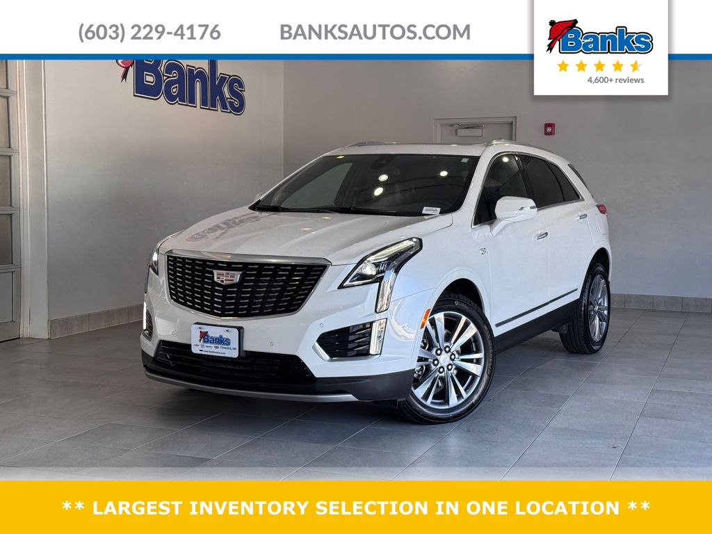 Crystal White Tricoat 2025 Cadillac XT5 Premium Luxury AWD SUV / Crossover Four-Wheel Drive 9-Speed Automatic