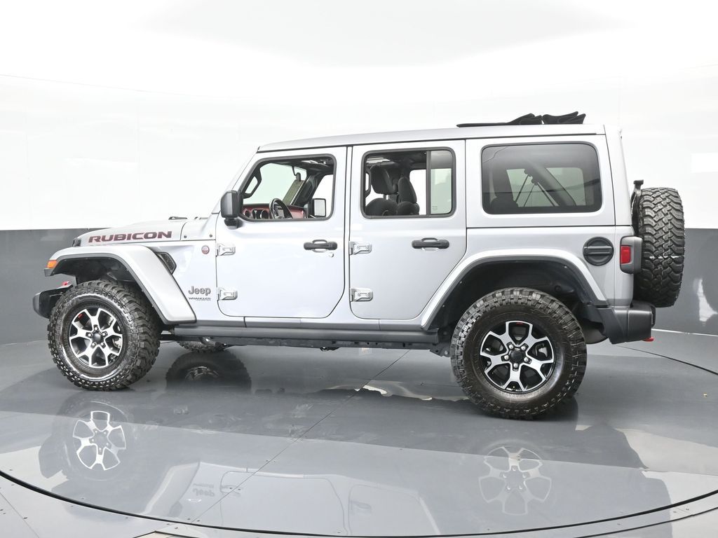 Used 2021 Jeep Wrangler Unlimited Rubicon with VIN 1C4HJXFG3MW711594 for sale in Miami, FL