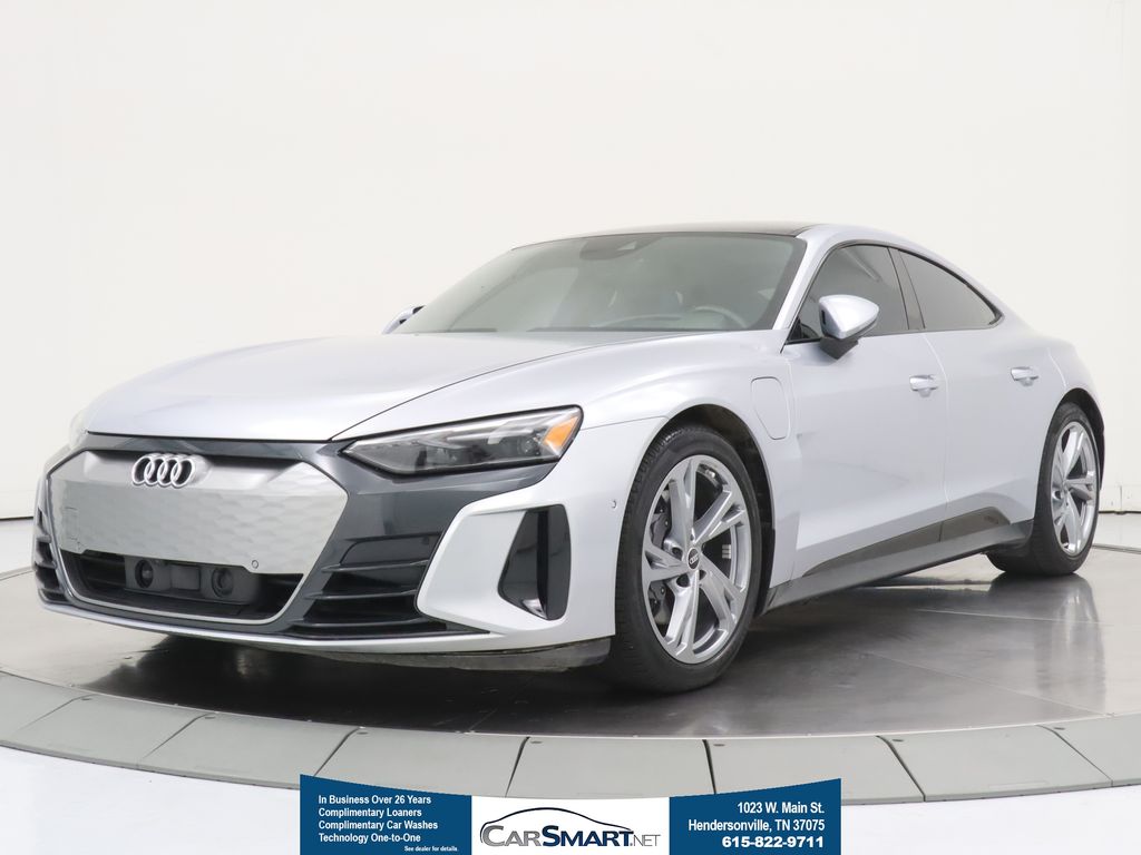 Florett Silver Metallic 2022 Audi e-tron GT Prestige quattro AWD Sedan All-Wheel Drive 1-Speed Automatic