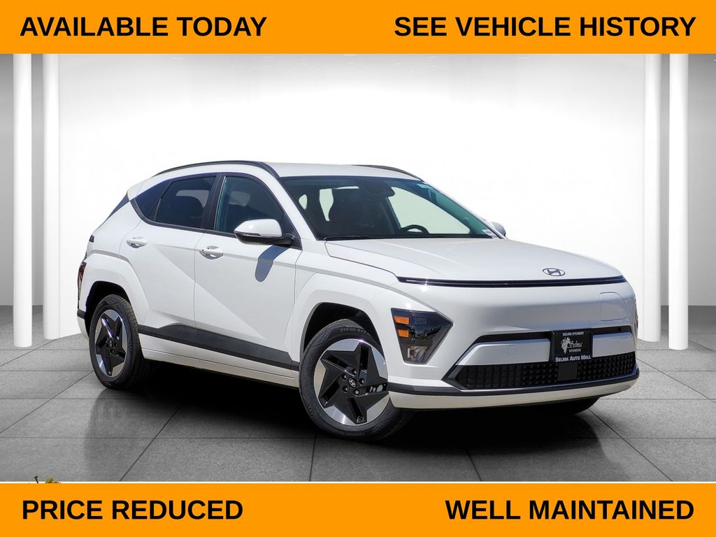 White 2025 Hyundai Kona Electric SUV / Crossover Front-Wheel Drive Automatic