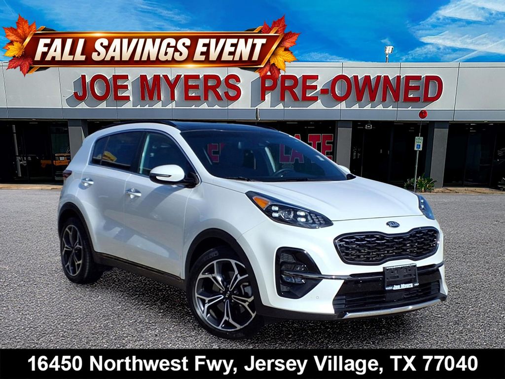 2021 Kia Sportage SX White at DeMontrond Auto Country
