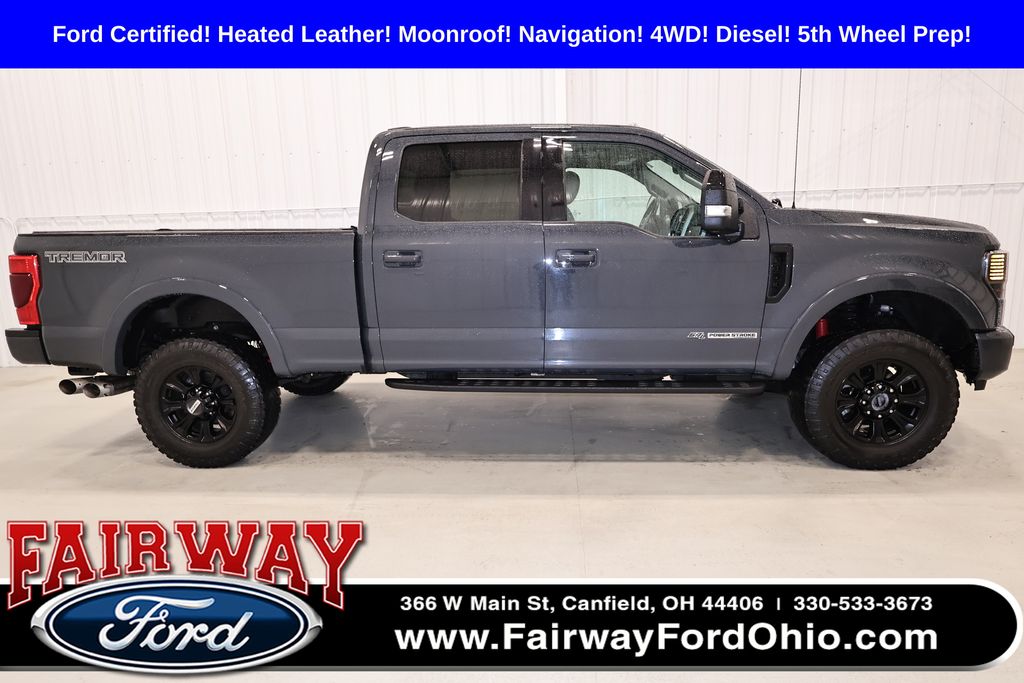 Lithium Gray Metallic 2021 Ford F-350 Super Duty Lariat Crew Cab 4WD Pickup Truck Four-Wheel Drive Automatic