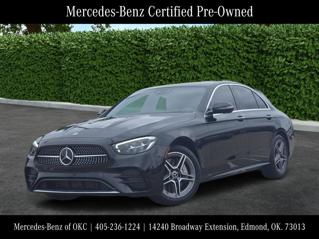Obsidian Black Metallic 2023 Mercedes-Benz E-Class E 350 4MATIC Sedan All-Wheel Drive 9-Speed Automatic
