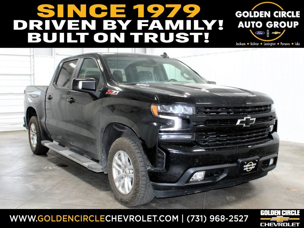 Black 2022 Chevrolet Silverado 1500 RST Crew Cab 4WD Pickup Truck Four-Wheel Drive Automatic