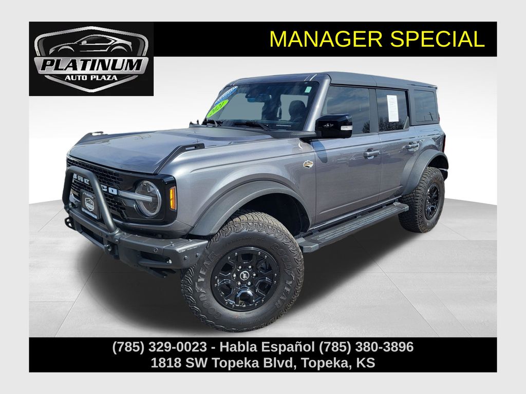Gray Metallic 2021 Ford Bronco Wildtrak Advanced 4-Door 4WD SUV / Crossover Four-Wheel Drive Automatic
