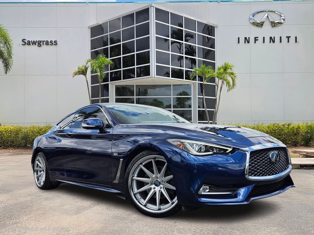 Iridium 2017 INFINITI Q60 Coupe Rear-Wheel Drive 7-Speed Automatic