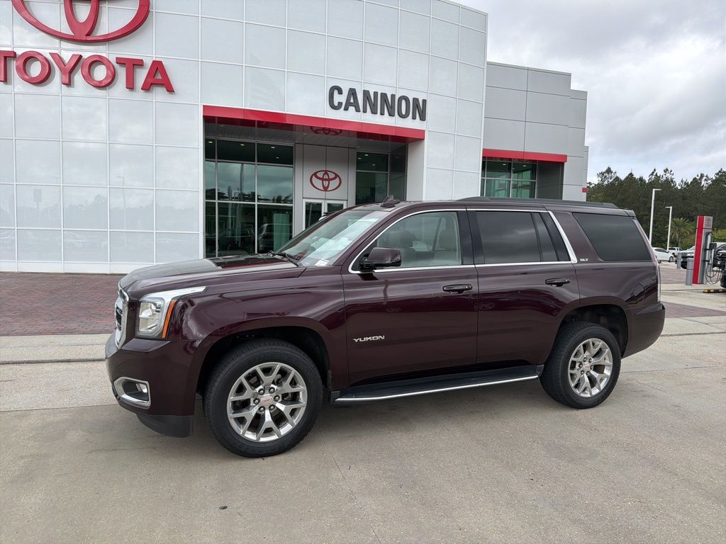 Black Cherry Metallic 2017 GMC Yukon SLT SUV / Crossover 4X2 6-Speed Automatic Overdrive
