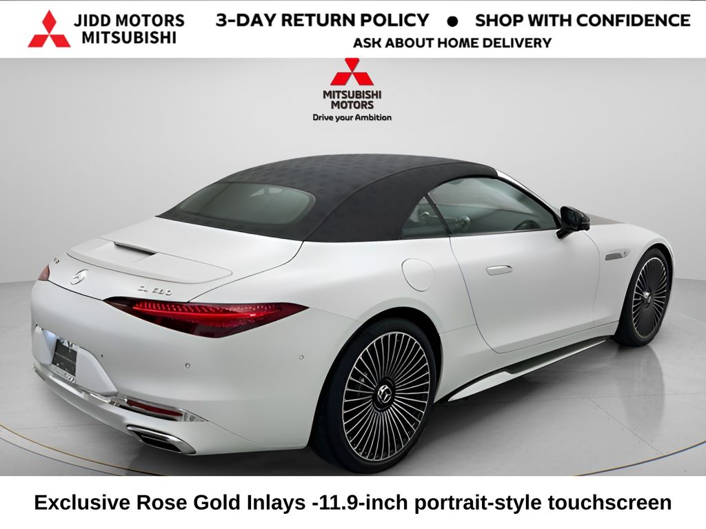 MANUFAKTUR Moonlight White Magno (White Ambiance) 2026 Mercedes-Benz SL-Class Convertible All-Wheel Drive 9-Speed Automatic