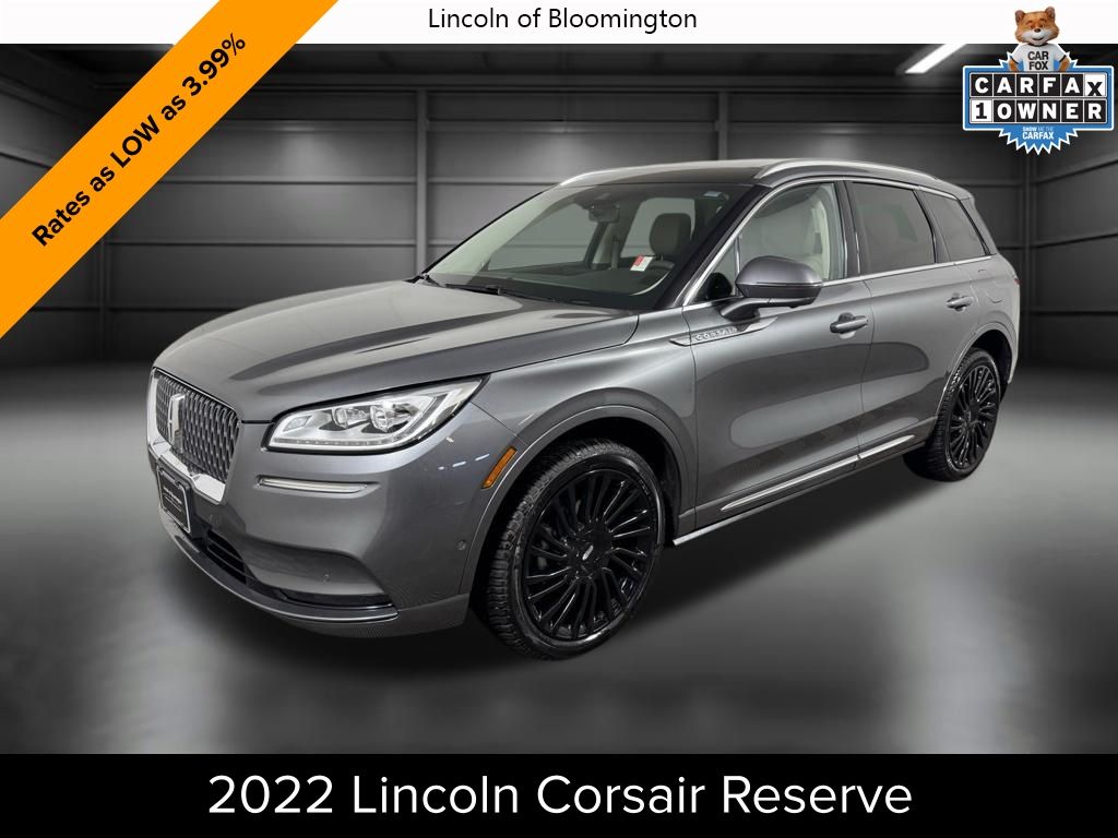 Asher Gray Metallic Clearcoat 2022 Lincoln Corsair Reserve AWD SUV / Crossover All-Wheel Drive 8-Speed Automatic