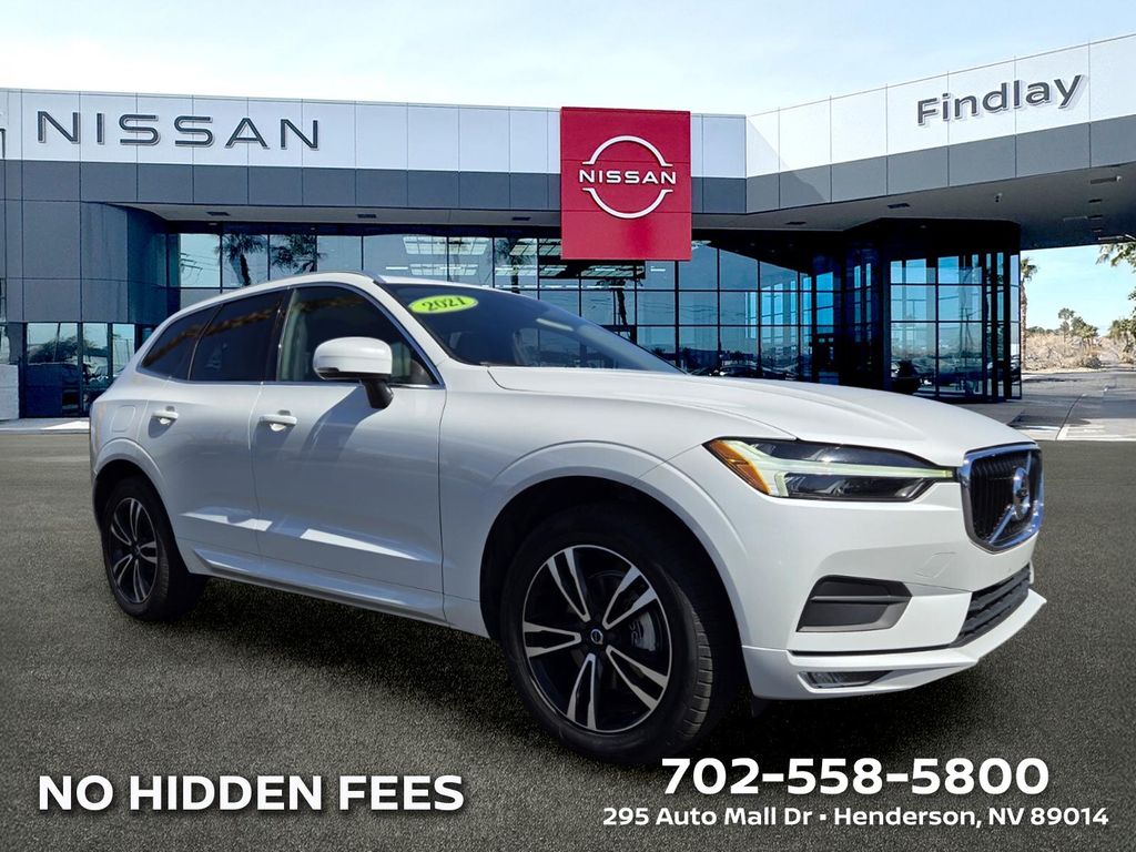 Crystal White 2021 Volvo XC60 SUV / Crossover Front-Wheel Drive Automatic