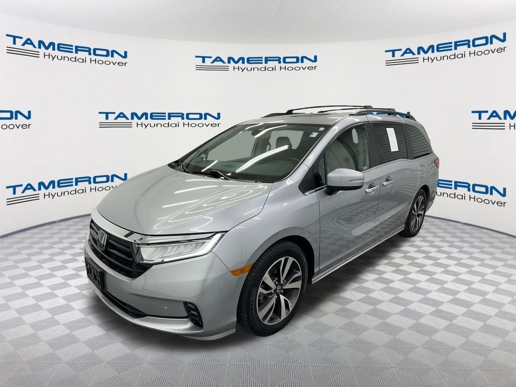 Lunar Silver Metallic 2021 Honda Odyssey Touring FWD Minivan Front-Wheel Drive Automatic