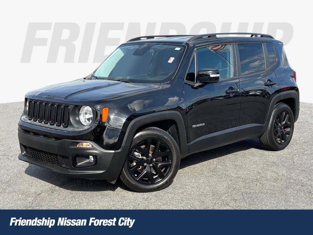 Black 2017 Jeep Renegade Altitude SUV / Crossover Front-Wheel Drive 9-Speed Automatic