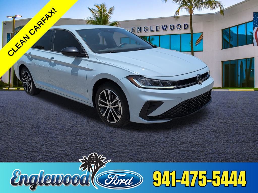 Blue 2025 Volkswagen Jetta Sedan Front-Wheel Drive 8-Speed Automatic