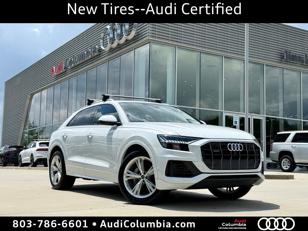 Glacier White Metallic 2023 Audi Q8 SUV / Crossover All-Wheel Drive 8-Speed Automatic