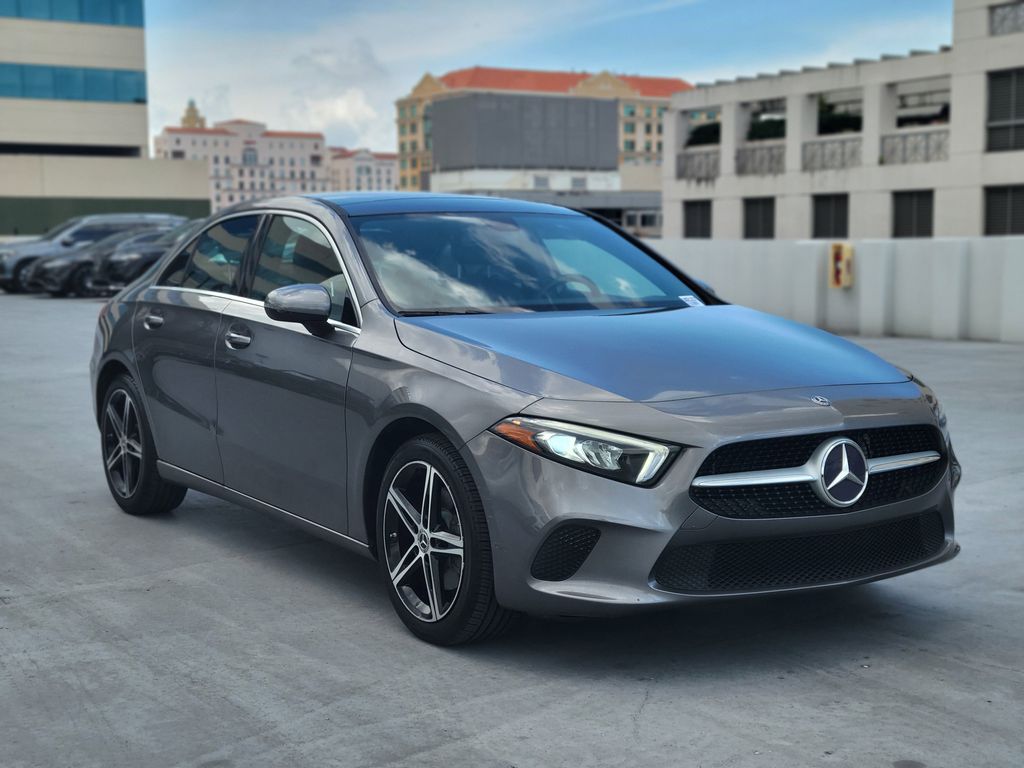 Gray 2019 Mercedes-Benz A-Class A 220 Sedan FWD Sedan Front-Wheel Drive 7-Speed Automatic