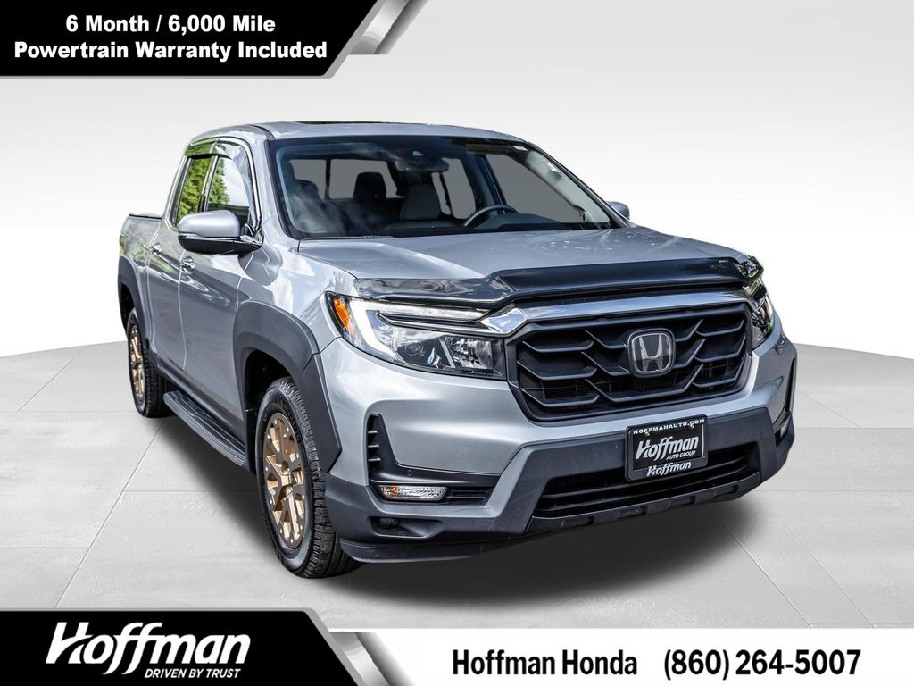 Lunar Silver Metallic 2021 Honda Ridgeline Pickup Truck All-Wheel Drive 9-Speed Automatic