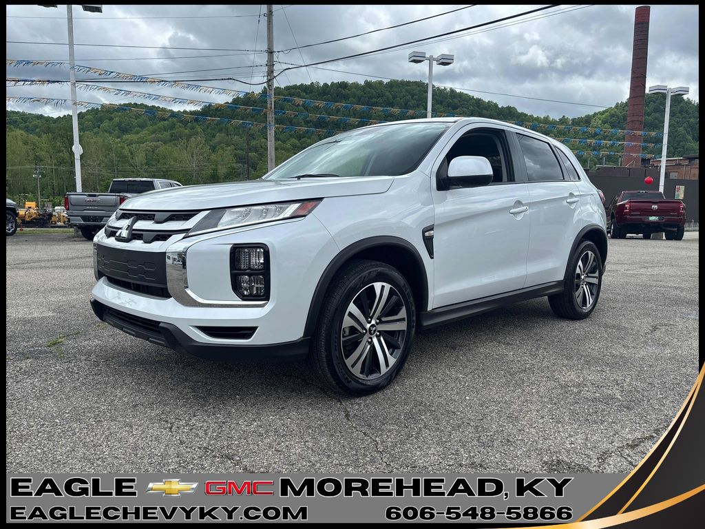 White 2025 Mitsubishi Outlander Sport ES AWC SUV / Crossover All-Wheel Drive Continuously Variable Transmission