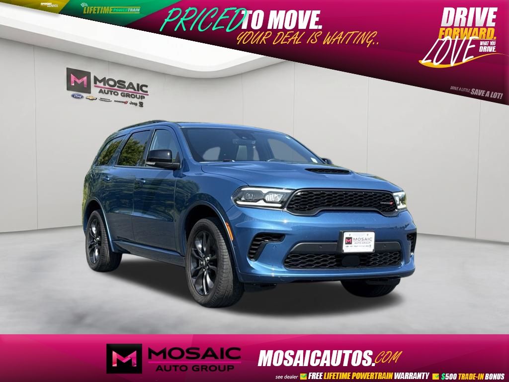 Blue (Frostbite Pearlcoat) 2024 Dodge Durango SUV / Crossover All-Wheel Drive 8-Speed Automatic
