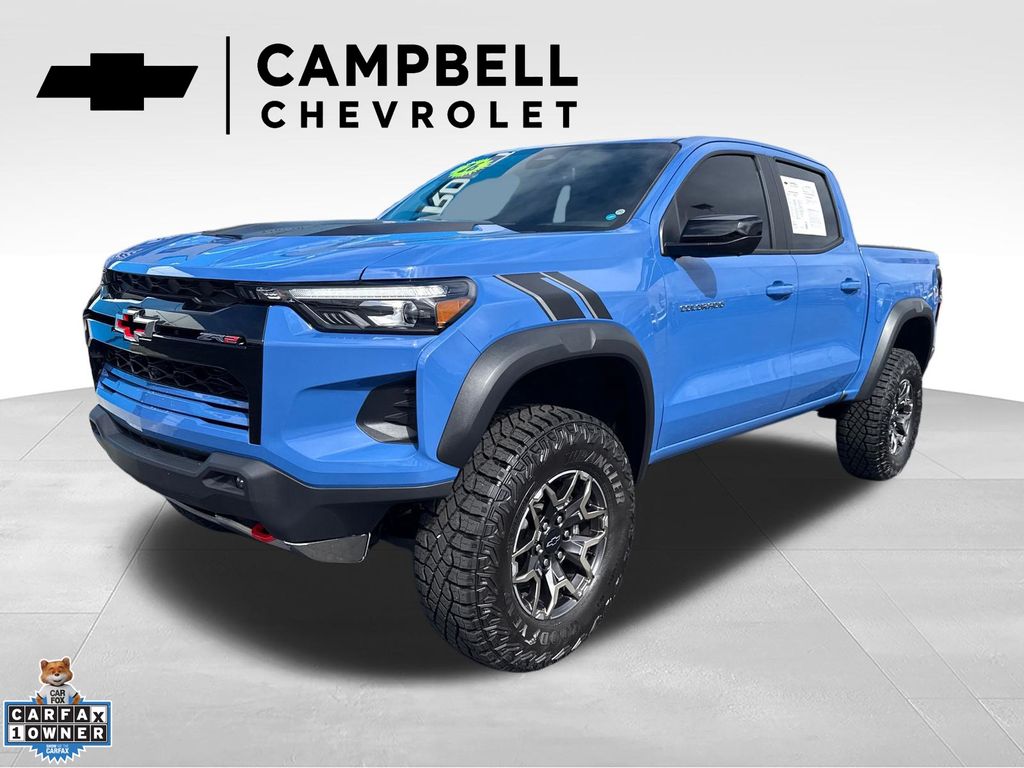 Blue Metallic 2026 Chevrolet Colorado Pickup Truck Four-Wheel Drive 8-Speed Automatic
