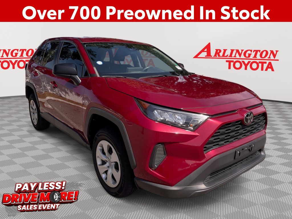Red (Ruby Flare Pearl) 2022 Toyota RAV4 SUV / Crossover Front-Wheel Drive 8-Speed Automatic