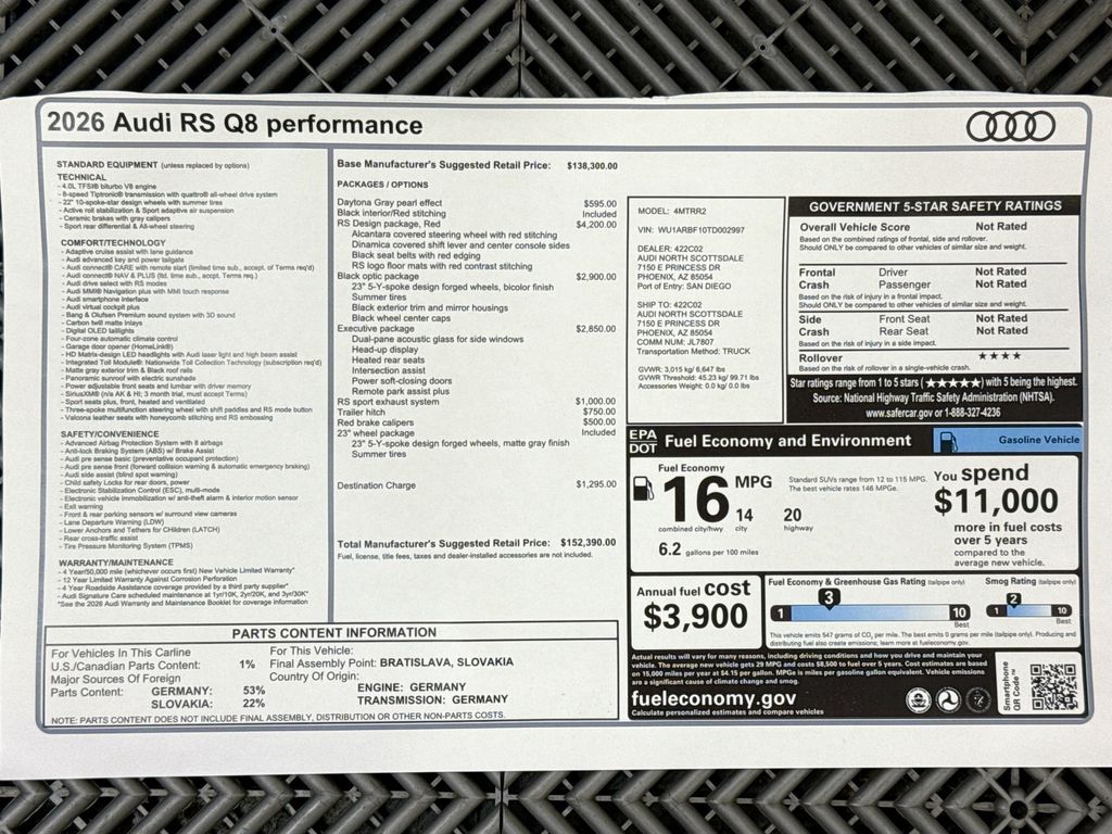 Thumbnail: 2026 Audi RS Q8 - 9