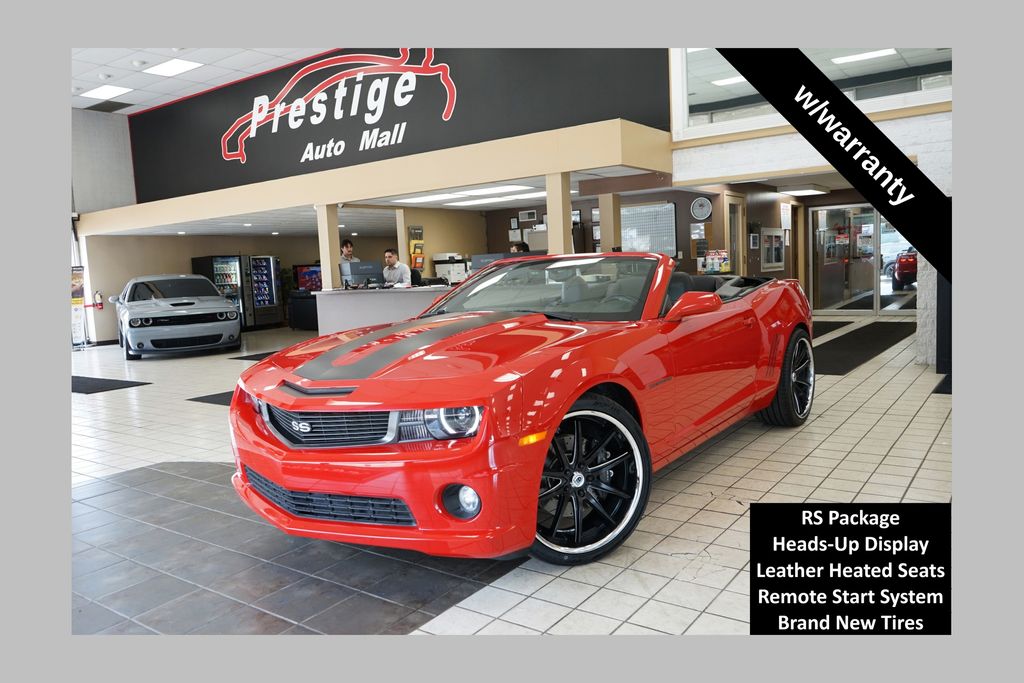 Victory Red 2011 Chevrolet Camaro Convertible Rear-Wheel Drive 6-Speed Automatic