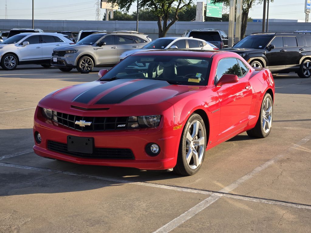 Victory Red 2010 Chevrolet Camaro 2SS Coupe RWD Coupe Rear-Wheel Drive 6-Speed Automatic