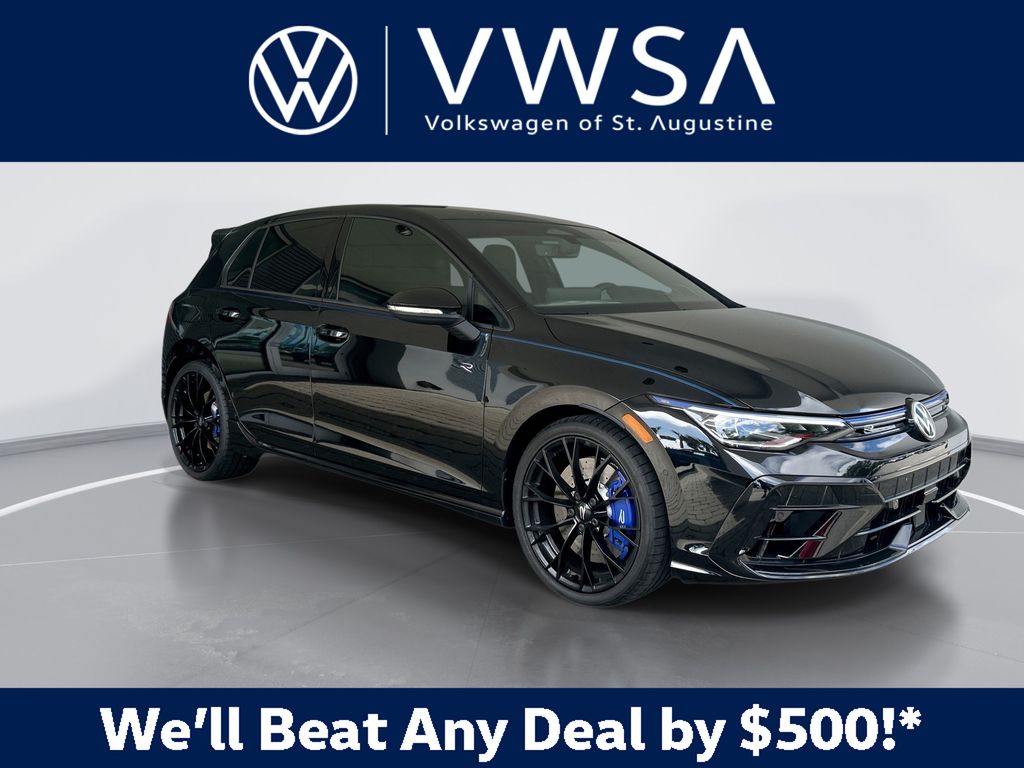 Mythos Black Metallic 2026 Volkswagen Golf R 4Motion Hatchback All-Wheel Drive 7-Speed Dual Clutch