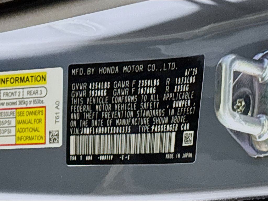 2026 Honda Civic Hybrid Sport Touring