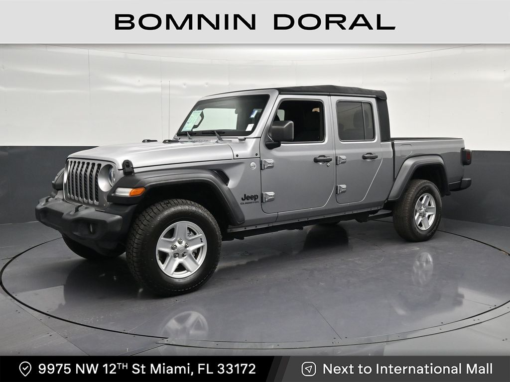 Billet Silver Metallic 2020 Jeep Gladiator Pickup Truck Four-Wheel Drive 8-Speed Automatic