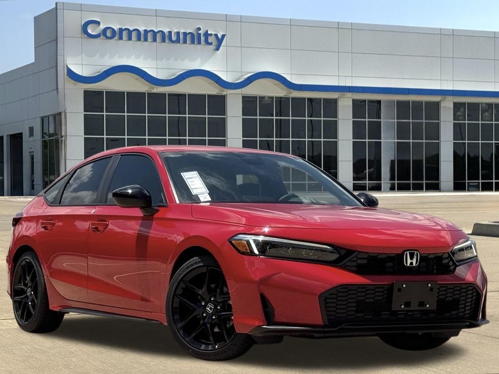 2026 Honda Civic Sport Red at Community Honda