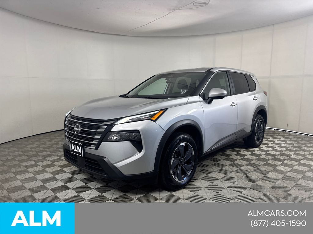 Brilliant Silver Metallic 2025 Nissan Rogue SUV / Crossover Front-Wheel Drive Continuously Variable Transmission