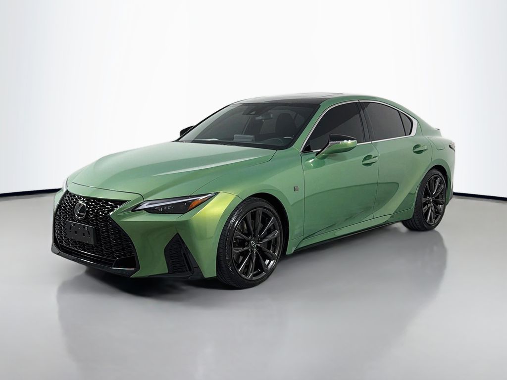 LIght Green Metallic Wrap 2025 Lexus IS Sedan Rear-Wheel Drive 8-Speed Automatic