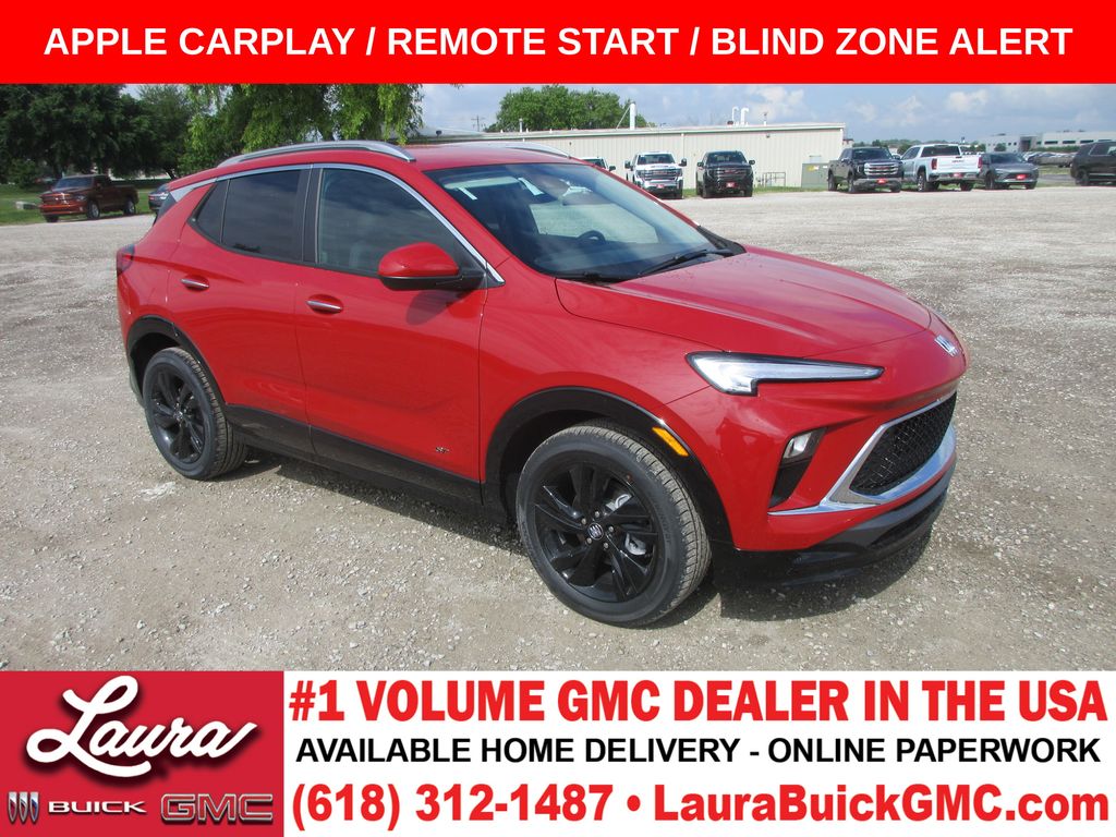 Brilliant Red 2026 Buick Encore GX SUV / Crossover Front-Wheel Drive Continuously Variable Transmission