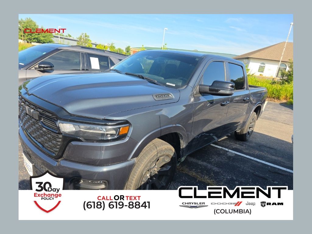 Forged Blue Metallic 2025 RAM 1500 Pickup Truck Four-Wheel Drive 8-Speed Automatic