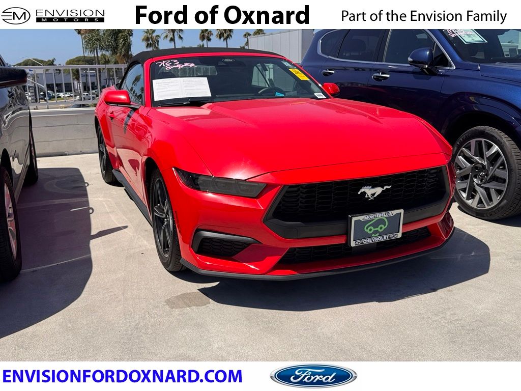 Race Red 2025 Ford Mustang Convertible Rear-Wheel Drive Automatic