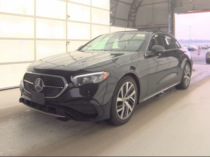 Black 2025 Mercedes-Benz E-Class Sedan Rear-Wheel Drive 9-Speed Automatic