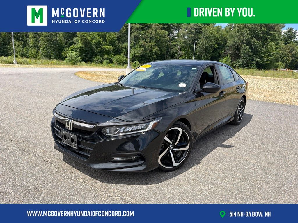 Black 2018 Honda Accord Sedan Front-Wheel Drive Automatic