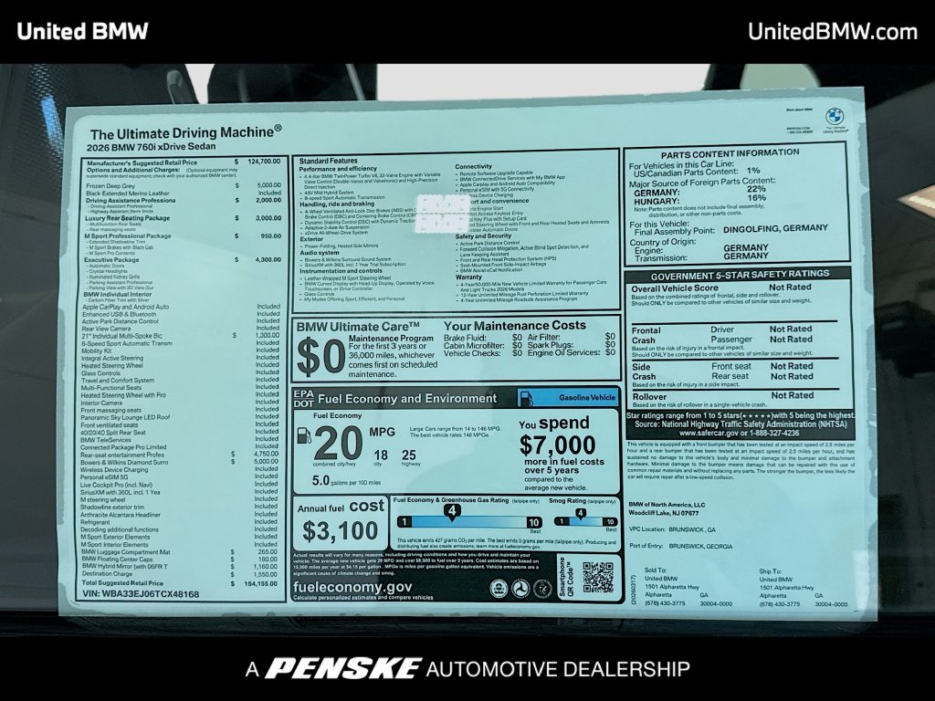 Thumbnail: 2026 BMW 7 Series - 15